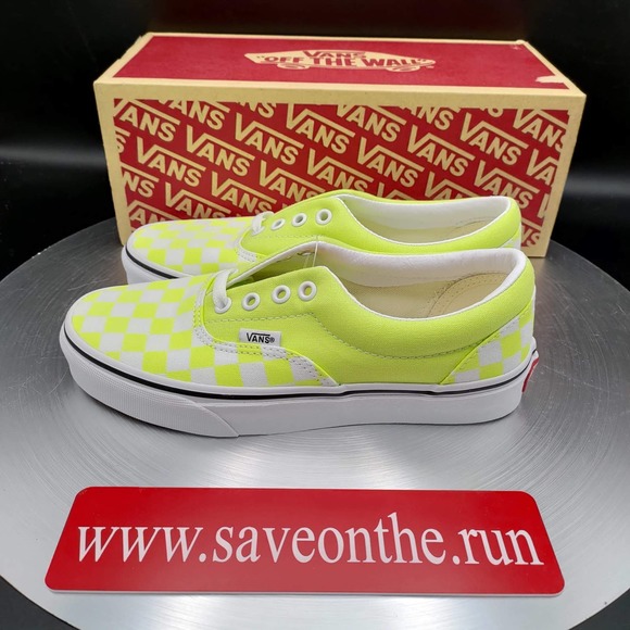 VANS ERA CHECKERBOARD "SHARP GREEN" 6.5 - Picture 9 of 12